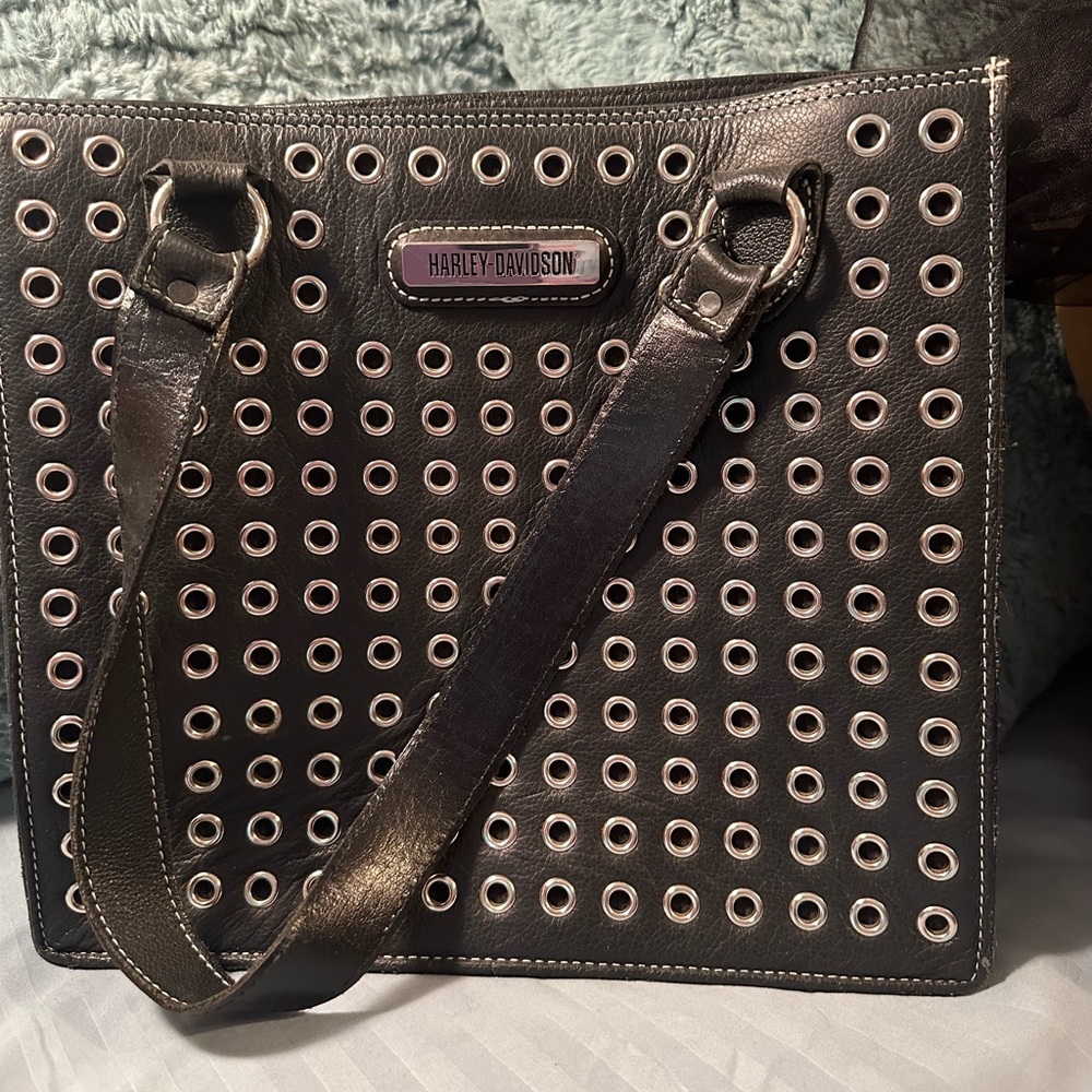 Harley Davidson Leather Tote - Handbag